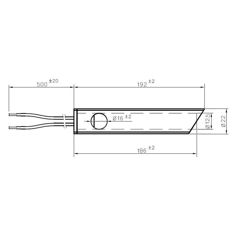FERROLI Bougie d'allumage avec tube pour poêle à granulé