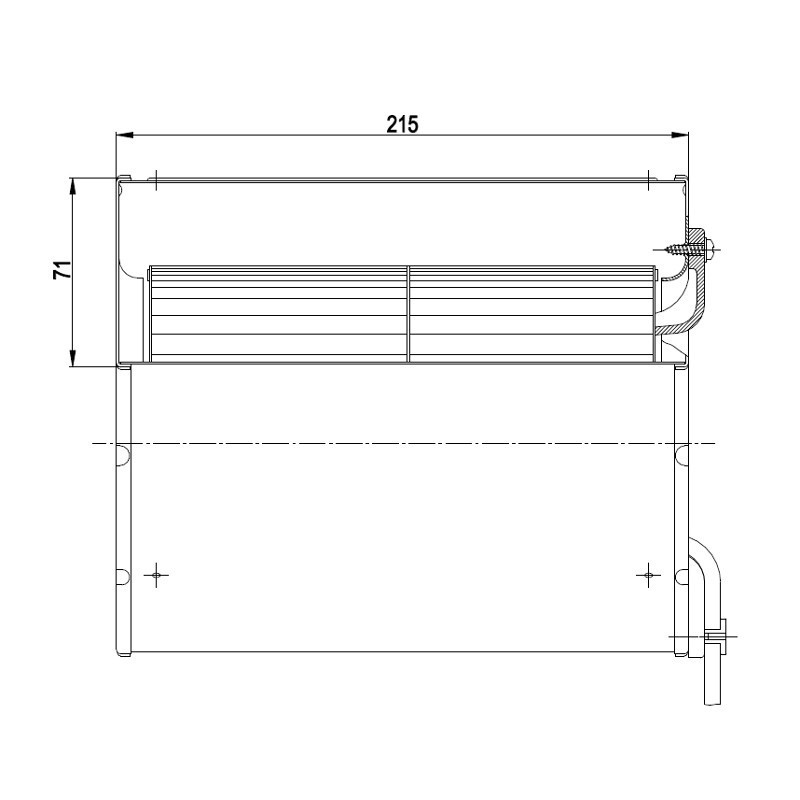 CLAM VENTILATEUR CENTRIFUGE pour poêle à granulé pellet