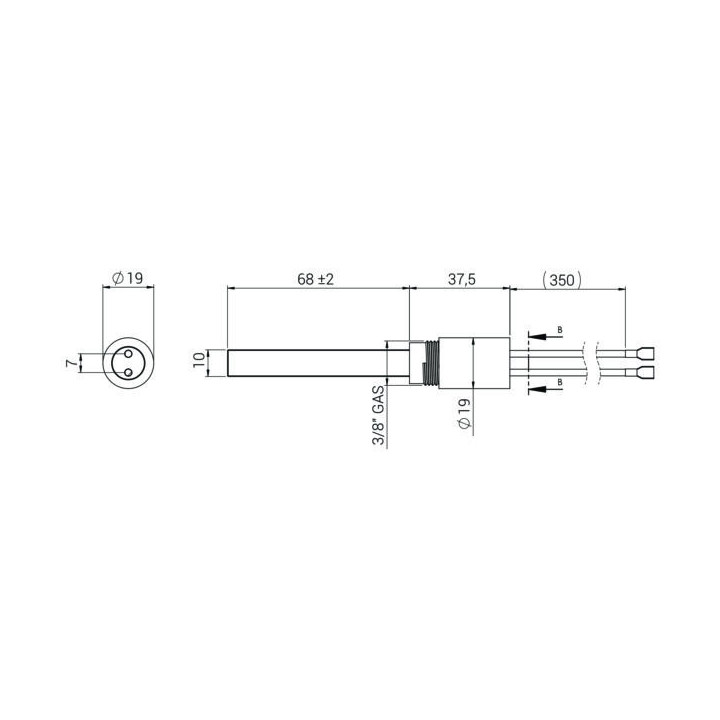 JOLLY MEC Bougie d'allumage quartz pour poêle à granulé