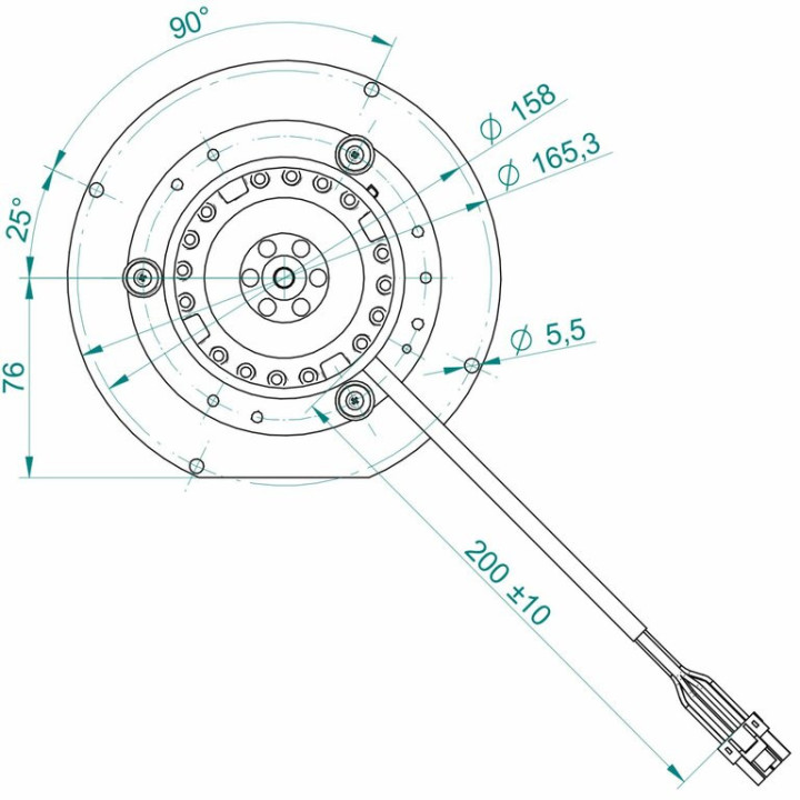 CASATELLI Ventilateur extracteur des fumées pour poêle à granulé
