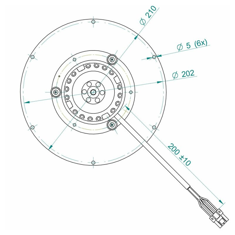 Ventilateur extracteur des fumées BLXM000030 poêle à granulé