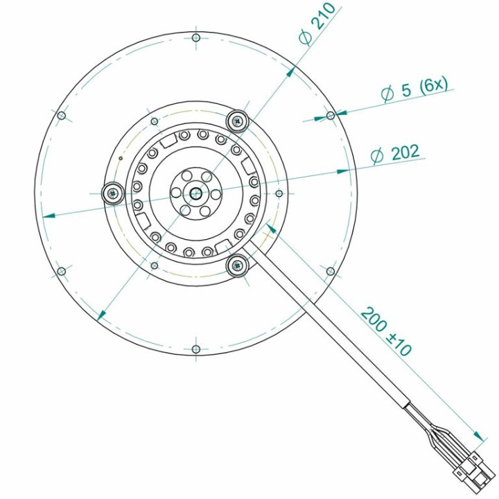 Ventilateur extracteur des fumées BLXM000030 poêle à granulé