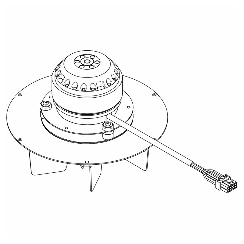 Ventilateur extracteur des fumées BLXM000030 poêle à granulé