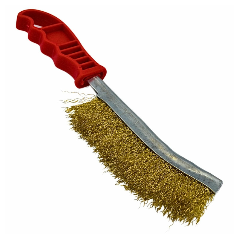 Brosse métallique à main pour le nettoyage, décapage du creuset