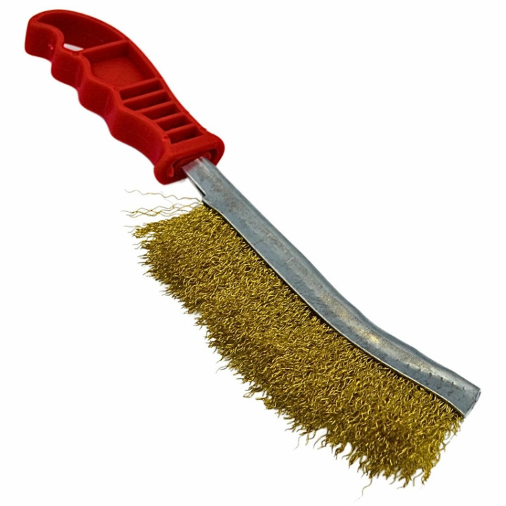 Brosse métallique à main pour le nettoyage, décapage du creuset