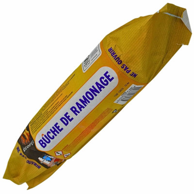 Bûche de ramonage meilleure assurance sans dangers poêle cheminée