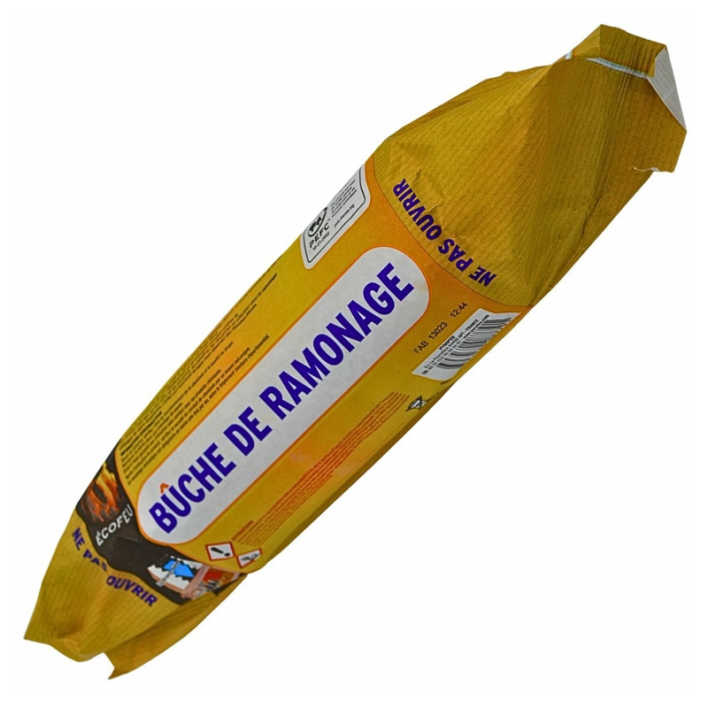 Bûche de ramonage meilleure assurance sans dangers poêle cheminée