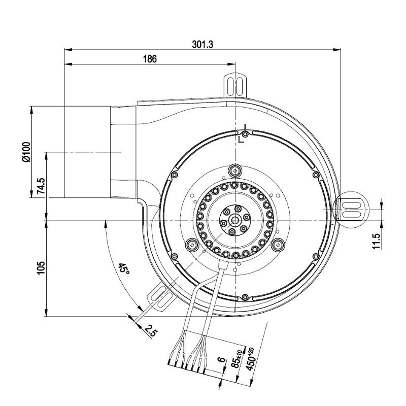 KARMEK ONE EXTRACTEUR DES FUMÉES pour poêle à granulé