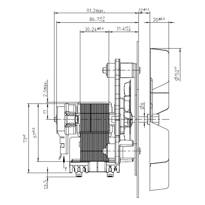 EXTRAFLAME Ventilateur extracteur des fumées pour poêle