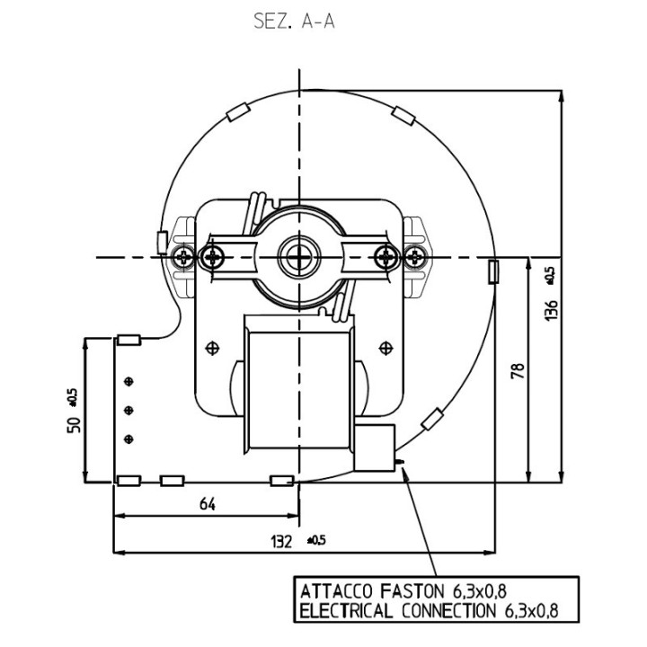 SICALOR VENTILATEUR CENTRIFUGE DOUBLE poêle à granulé pellet