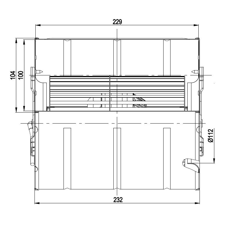 EDILKAMIN Ventilateur centrifuge pour poêle à granulé pellet