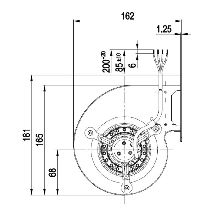 THERMOROSSI Ventilateur centrifuge pour poêle à granulé pellet