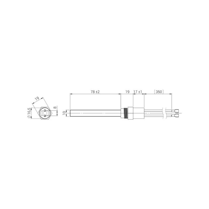 KLOVER Bougie d'allumage cristal de quartz pour poêle à granulé