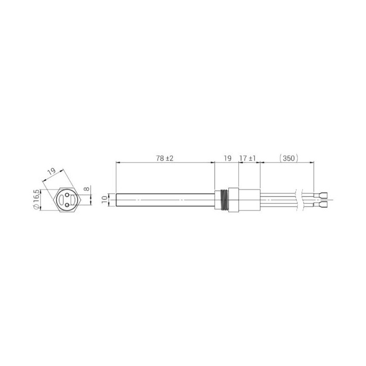 KLOVER Bougie d'allumage cristal de quartz pour poêle à granulé