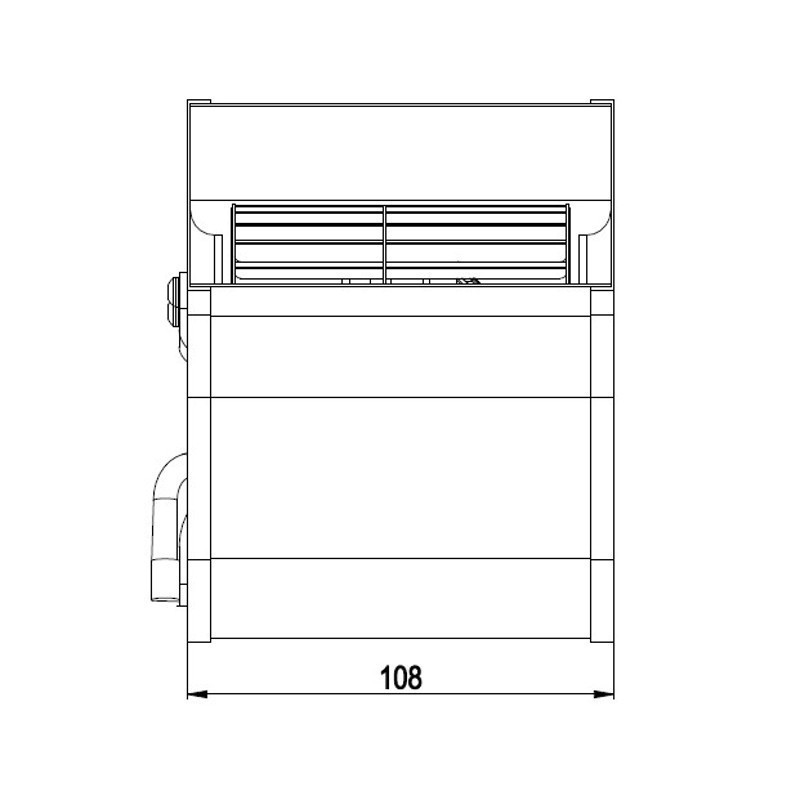VENTILATEUR CENTRIFUGE pour poêle à granulé pellet 108-48