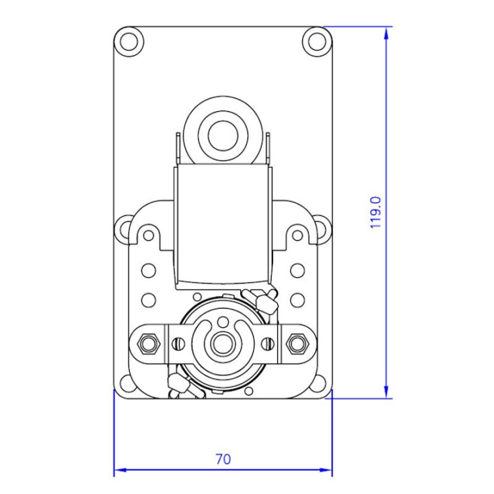 Motoréducteur moteur vis sans fin pour poêle à granulé 1.26RPM