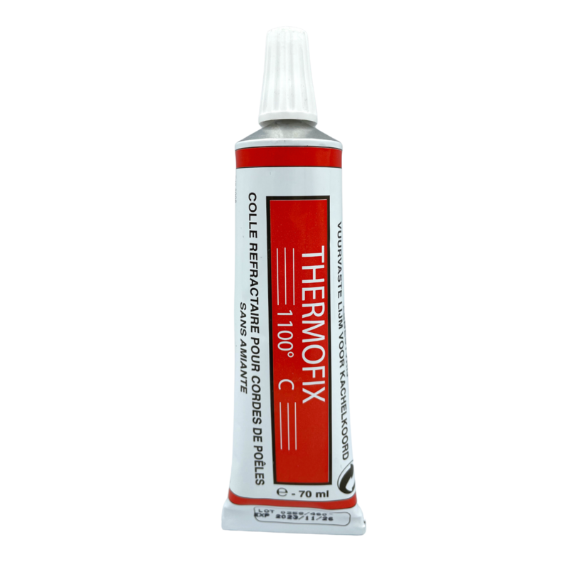 COLLE RÉFRACTAIRE pour TRESSE FIBRE THERMOFIX 1100C - 70ml