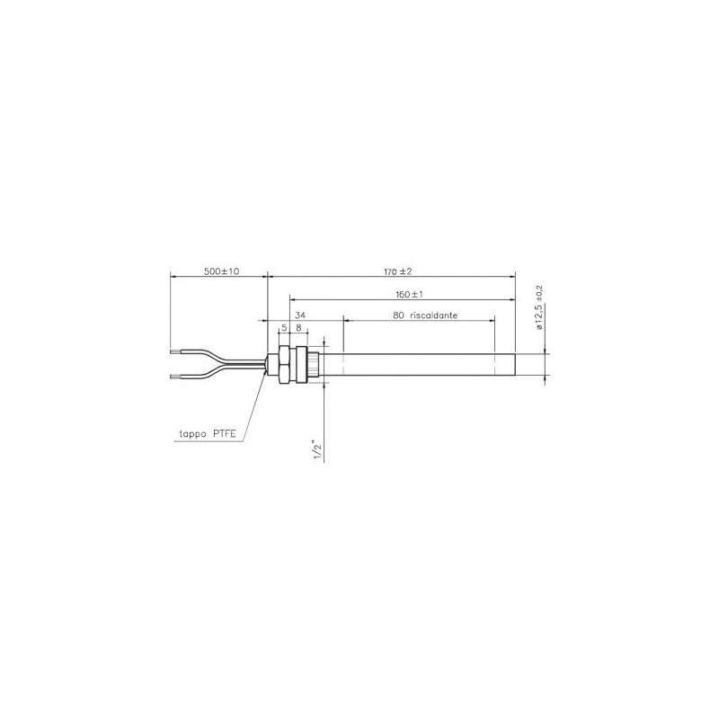 PALAZZETTI Bougie d'allumage compatible pour poêle à granulé